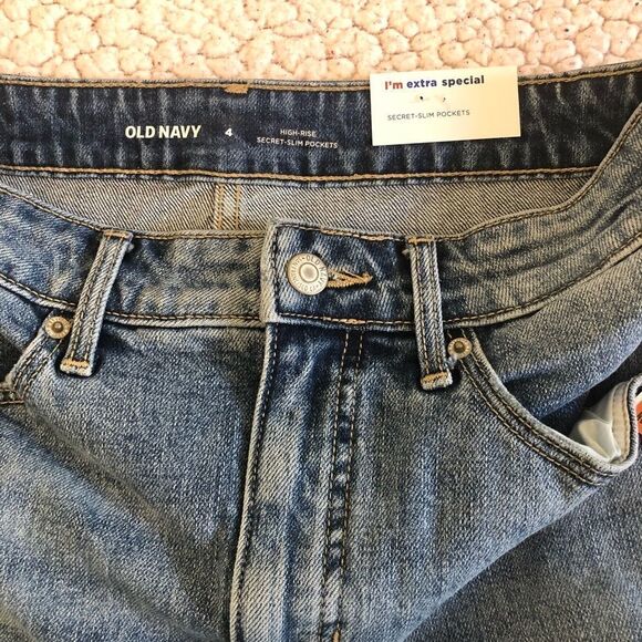 Old Navy Women’s Extra High Waisted Jean Skirt Size 4 - Picture 6 of 13